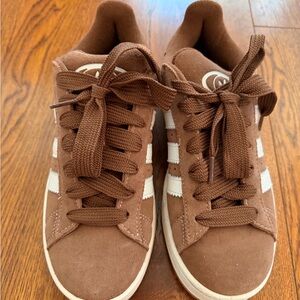 adidas Brown and White Sneakers